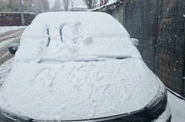 Bulanık’ta nisan ayında kar sürprizi 