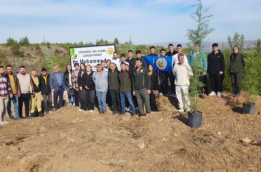 Buldan Müftülüğü tarafından hatıra ormanı oluşturuldu 