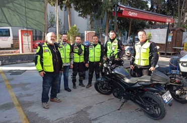 Buldanlı motosikletçilerden ’Güvenli Sürüş’ çıkarması 