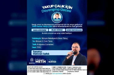 Bünyan’da hasta çocuk için dayanışma gecesi düzenlenecek 