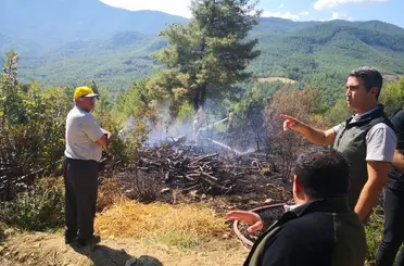 Burdur’da orman yangını ekiplerin müdahalesiyle söndürüldü
