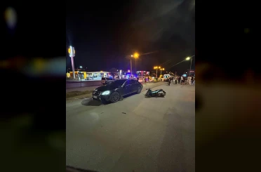Burdur’da otomobil ile motosiklet çarpıştı: 2 yaralı 