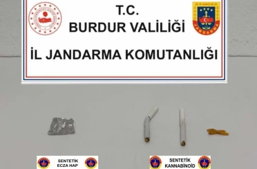 Burdur’da uyuşturucu operasyonu: 4 gözaltı 
