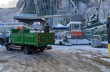 Bursa Büyükşehir’de kış mesaisi sürüyor 