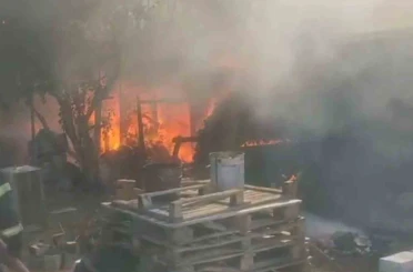 Bursa’da bağ evi alev alev yandı 