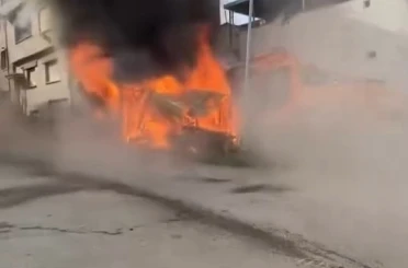 Bursa’da baraka yangını paniğe neden oldu 