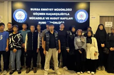 Bursa’da düzensiz göç operasyonu: 10 kaçak göçmen yakalandı
