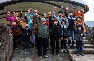 Bursa’da minikler arkeolojiyi eğlenerek öğrendiler 