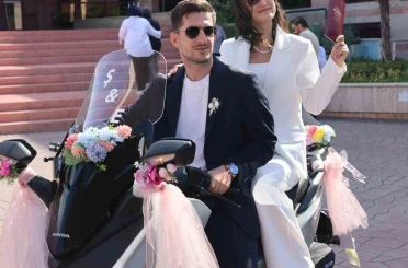 Bursa’da motosikletli düğün konvoyu 