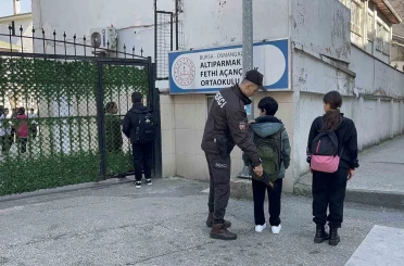 Bursa’da okullar daha güvenli...Her okula bekçi ve polis görevlendirildi 