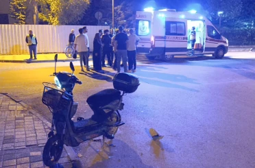 Bursa’da otomobille elektrikli bisiklet çarpıştı: 1 ağır yaralı 