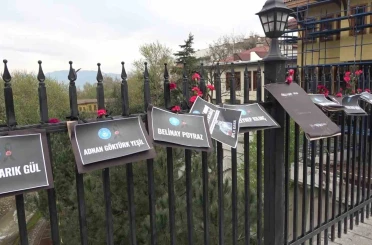 Bursa’da Setbaşı Köprüsü karanfillerle donatıldı 