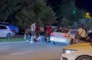 Bursa’da yol verme tartışması kavgaya dönüştü: O anlar kamerada 