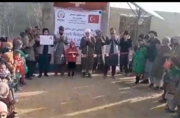 Bursalı hayırsever hanımlar Afganistan’da su kuyusu açtı 