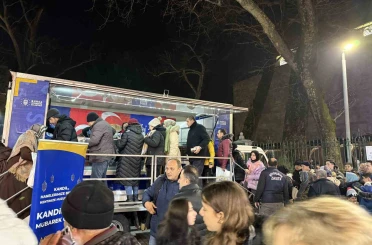 Bursalılar Miraç Kandili’nde Ulu Cami’ye akın etti 