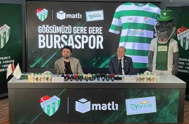 Bursaspor, 70 milyonluk sponsorluğuna imza attı