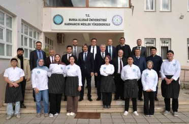 BUÜ yönetiminden Keles ve Harmancık ziyareti 