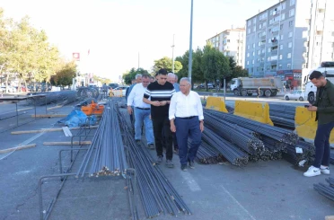 Büyükkılıç, 295 milyon TL’lik katlı kavşak projesini yerinde inceledi 