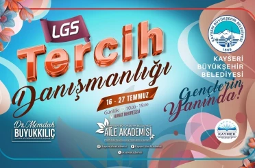 Büyükşehir Aile Akademisi’nden ücretsiz LGS tercih danışmanlığı hizmeti 