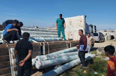 Büyükşehir Belediyesinden üreticiye sera naylonu desteği 