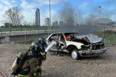 Büyükşehir İtfaiyesi’nden Koç Üniversitesi personeline eğitim 