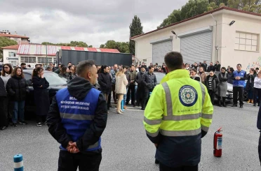 Büyükşehir’den afetlere hazırlık için "Tehlike Avı" ve deprem tatbikatı 