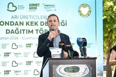 Büyükşehirden arıcılara yüzde 100 Hibeli Fondan kek desteği 