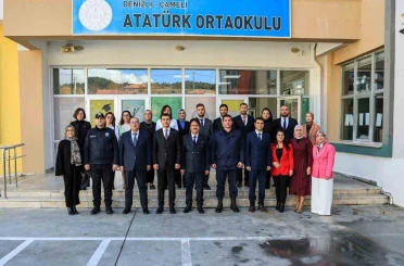 Çameli protokolü öğretmenleri yalnız bırakmadı 