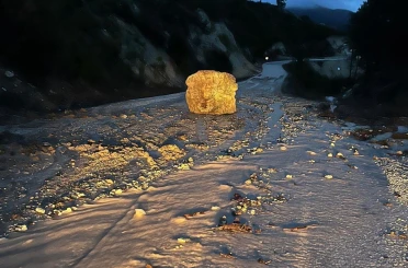 Çameli’nde sel ve heyelana karşı yoğun mesai 