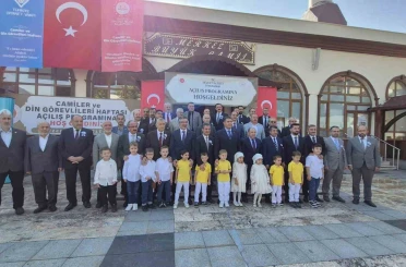 Camiler ve Din Görevlileri Haftası’nın açılışında Gazze için dua edildi 