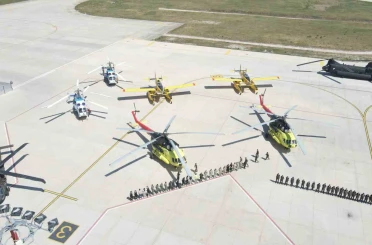 Çanakkale Havalimanı’nda orman yangınları öncesi ekiplerle tören düzenlendi 