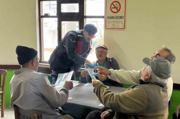Çanakkale’de jandarmadan köylerde dolandırıcılık ve hırsızlığa karşı bilgilendirme çalışması 