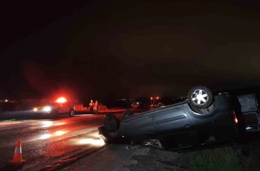 Çan’da trafik kazası 2 yaralı 