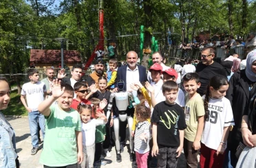 Canik Macera Parkı’nda ilk gün rekoru: 10 bin ziyaretçi 