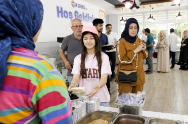 Canik’te aşure ikramı 