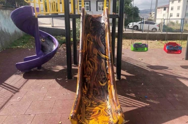 Canik’te parklara zarar verildi 