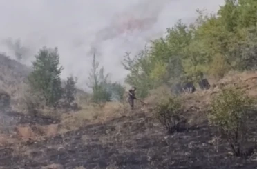 Çankırı’da çıkan arazi yangını söndürüldü 