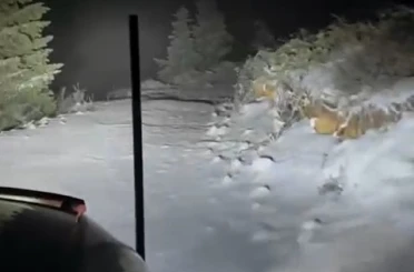 Çankırı’da kar yağışı etkili oldu 