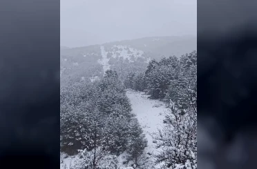Çankırı’da kar yağışı etkili oldu 