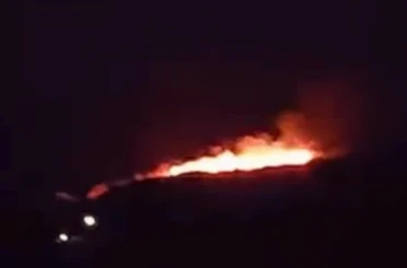 Çankırı’da tarla yangını 