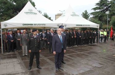 Çarşamba’da Gaziler Günü kutlaması 