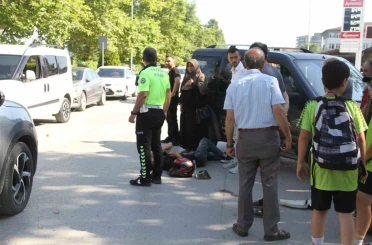Çarşamba’da otomobille motosiklet çarpıştı: 1 yaralı 