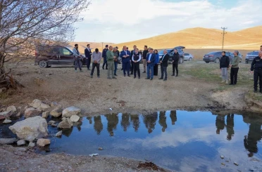 Çatalçeşme köyü içme suyu projesinde çalışmalar sürüyor 