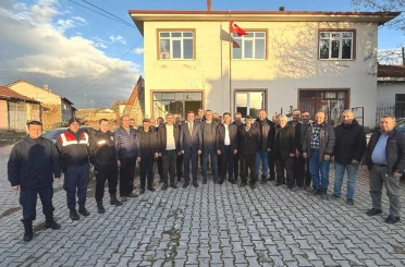 Çavdarhisar Kaymakamı Murat Ak muhtarlarla bir araya geldi 