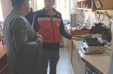 Çavdarhisar’da okul kantinlerine gıda denetimi
