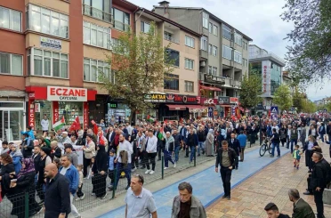 Çaycuma’da "Filistin’e Özgürlük" yürüyüşü düzenlendi 