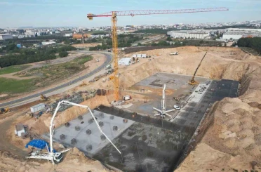 Çayırova Devlet Hastanesi’nin temel betonu dökülüyor 