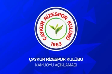 Çaykur Rizespor’dan kırmızı kart ve iptal edilen gol tepkisi 