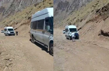 Cennet-Cehennem Vadisi’ne giden turistler yolda kaldı
