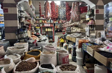 Çermik kuruyemiş pazarına yoğun ilgi 